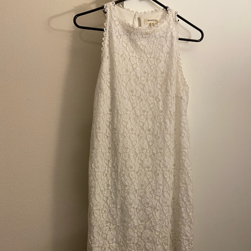 White lace dress